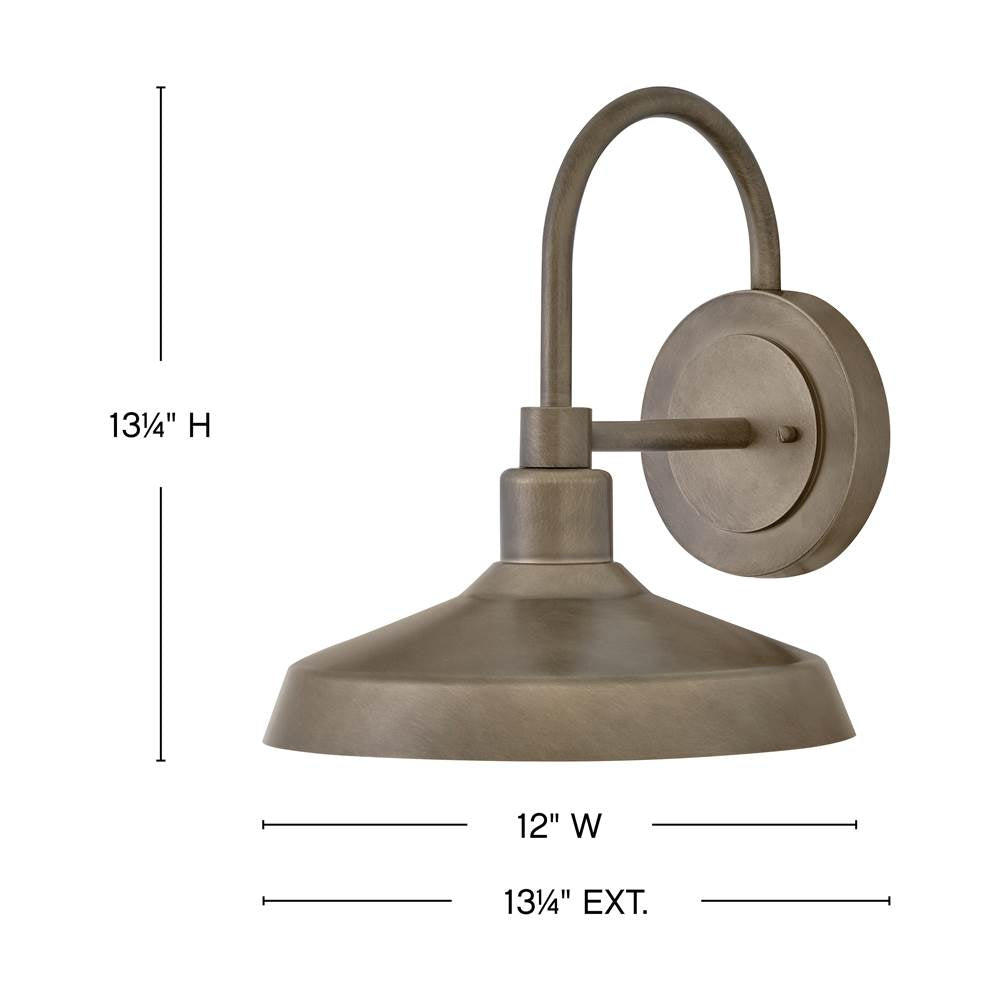 Hinkley Lighting 12075BU Burnished Bronze Medium Wall Mount Barn Light Image 2