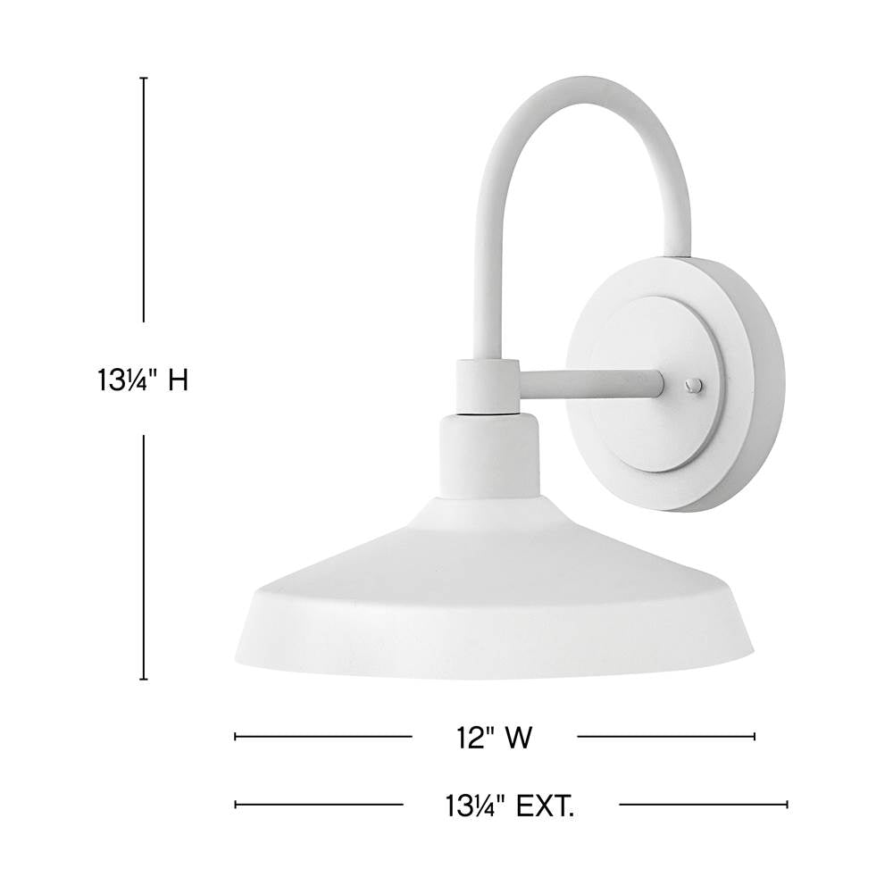 Hinkley Lighting 12075TW Textured White Medium Wall Mount Barn Light Image 2