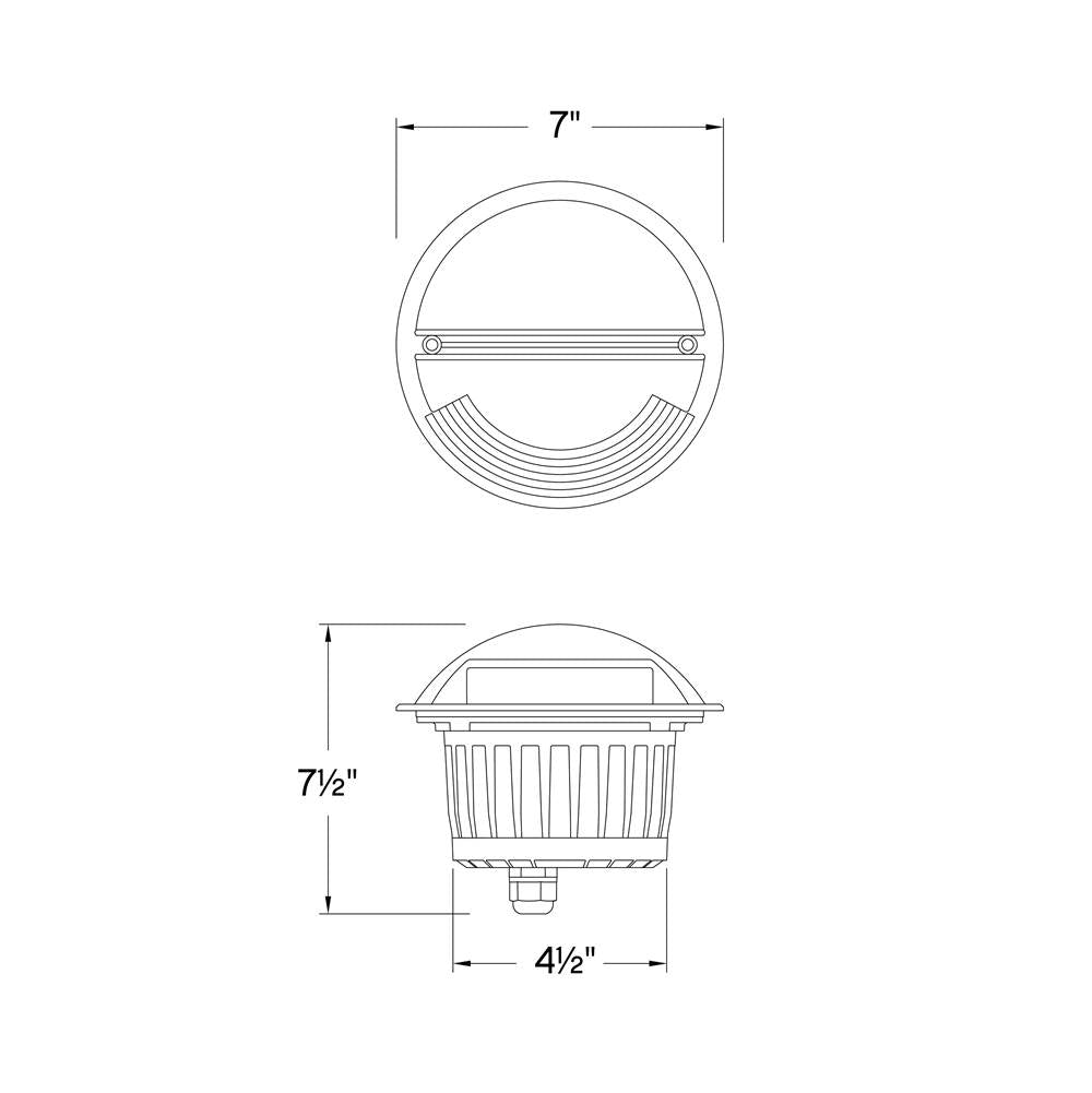 Hinkley Lighting 15712SSB Stainless Steel Black 12v Led Uni-directional Well Light Image 2