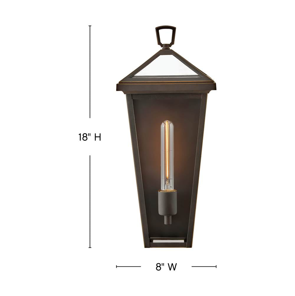 Hinkley Lighting 25650OZ Oil Rubbed Bronze Medium Wall Mount Lantern Image 2