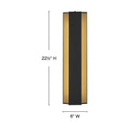 Hinkley Lighting 27584BK Black Large Led Wall Sconce Image 2