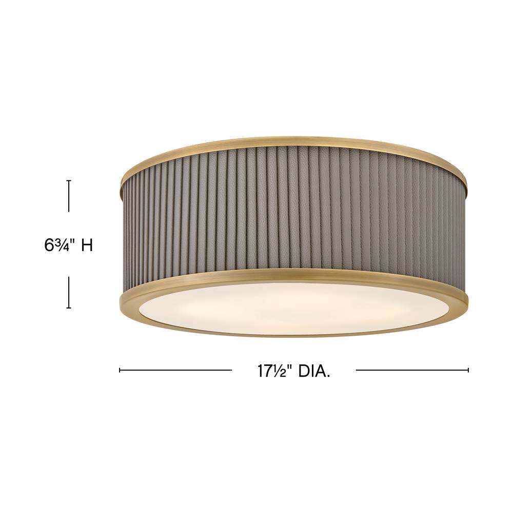 Hinkley Lighting 45053HB Heritage Brass Medium Flush Mount Image 2