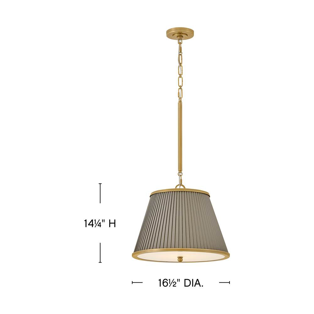 Hinkley Lighting 45057HB Heritage Brass Large Pendant Image 2