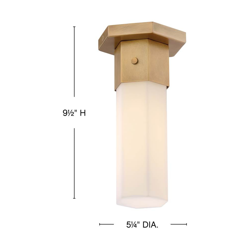 Hinkley Lighting 46992HB Heritage Brass Small Flush Mount Image 2