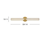 Hinkley Lighting 51313LCB Lacquered Brass Large Led Vanity Image 2