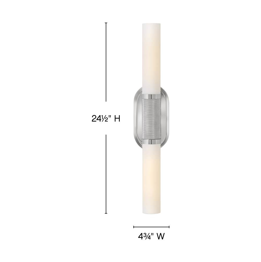 Hinkley Lighting 56882PN Polished Nickel Large Two Light Sconce Image 2