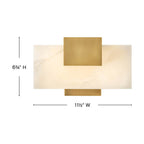 Hinkley Lighting 57030HB Heritage Brass Small Led Sconce Image 2