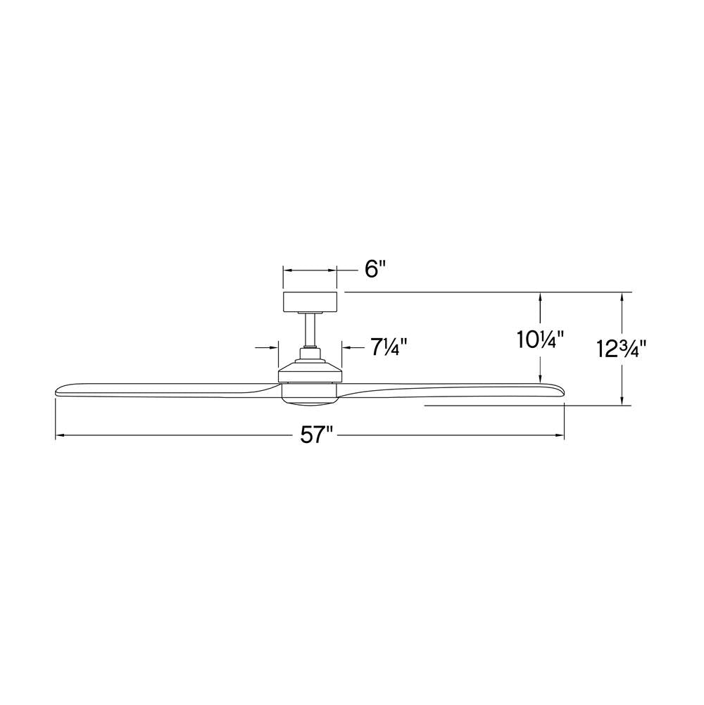 Hinkley Lighting 907358FMA-LDD Matte White Layton 58'' Led Smart Fan Image 2