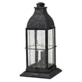 Hinkley Lighting 2047GS-LL Greystone Large Pier Mount Lantern Image 1