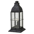Hinkley Lighting 2047GS Greystone Large Pier Mount Lantern Image 1
