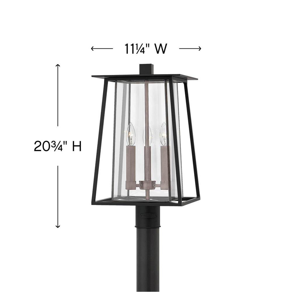 Hinkley Lighting Walker Large Post Top Or Pier Mount Lantern