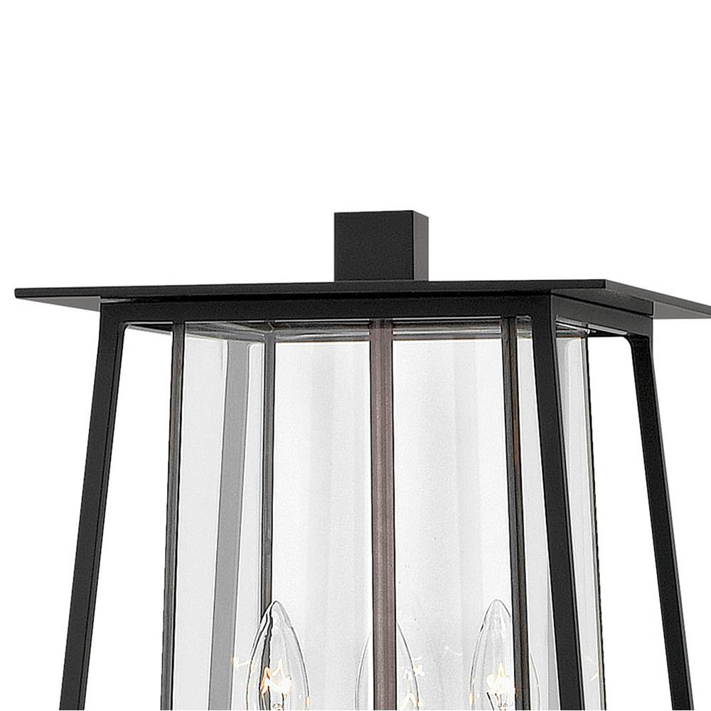 Hinkley Lighting 2101BK Black Large Post Top Or Pier Mount Lantern Image 2