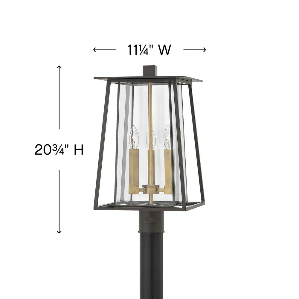 Hinkley Lighting Walker Large Post Top Or Pier Mount Lantern