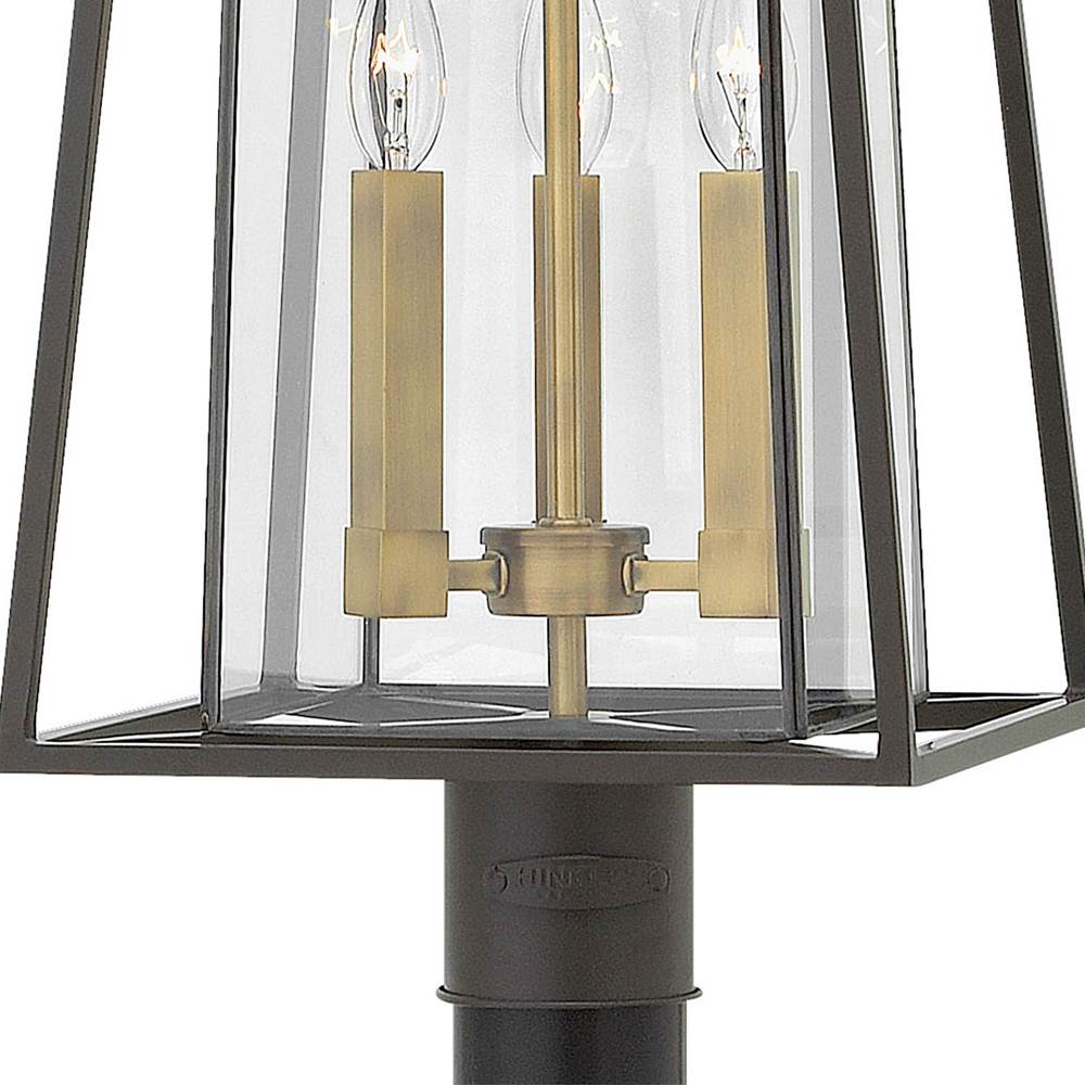 Hinkley Lighting 2101KZ Buckeye Bronze Large Post Top Or Pier Mount Lantern Image 3