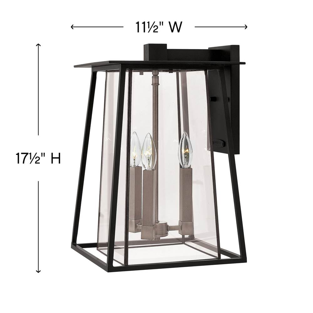 Hinkley Lighting Walker Large Wall Mount Lantern