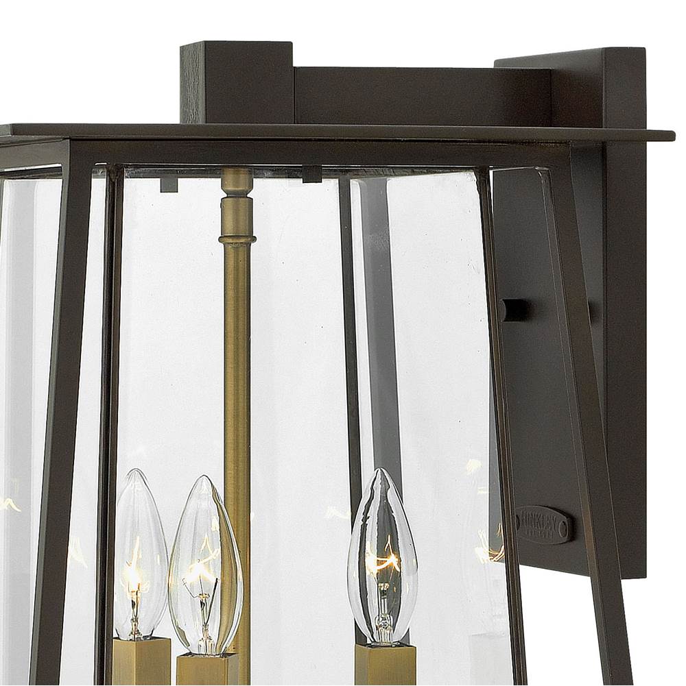 Hinkley Lighting 2105KZ-LL Buckeye Bronze Large Wall Mount Lantern Image 7