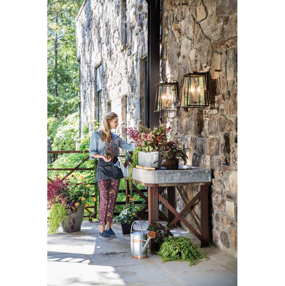 Hinkley Lighting 2105KZ-LL Buckeye Bronze Large Wall Mount Lantern Image 2