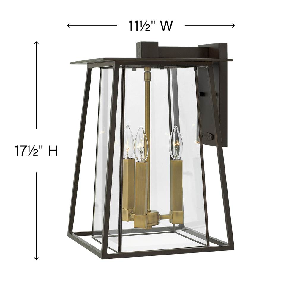 Hinkley Lighting Walker Large Wall Mount Lantern