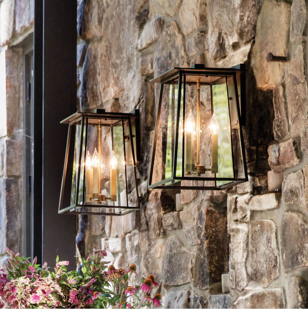Hinkley Lighting 2105KZ Buckeye Bronze Large Wall Mount Lantern Image 5