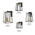 Hinkley Lighting 2105KZ Buckeye Bronze Large Wall Mount Lantern Image 2