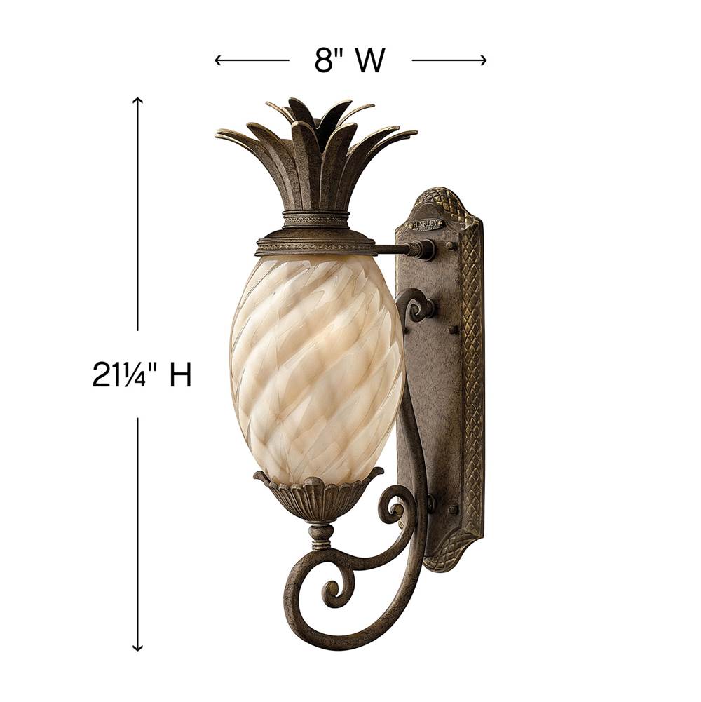 Hinkley Lighting Plantation Small Wall Mount Lantern