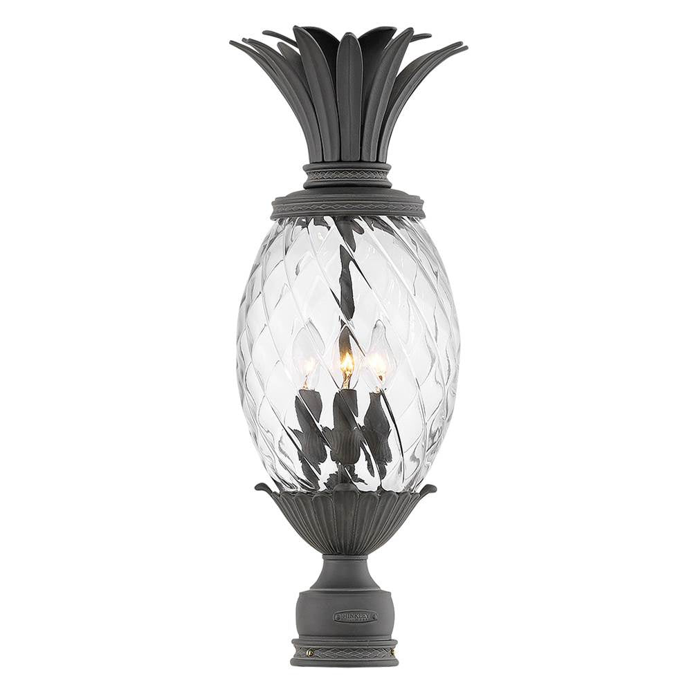 Hinkley Lighting 2121MB Museum Black Medium Post Top Or Pier Mount Lantern Image 1
