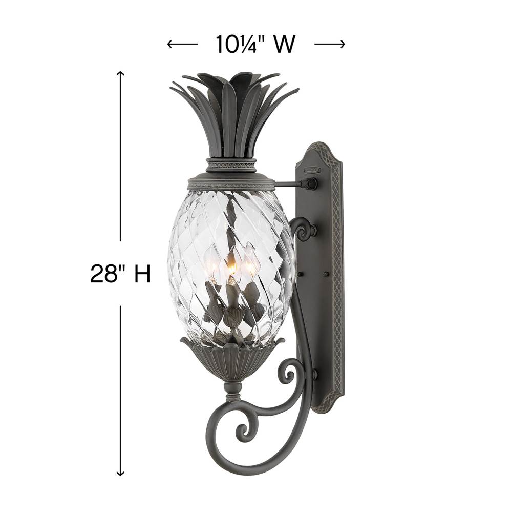 Hinkley Lighting Plantation Medium Wall Mount Lantern