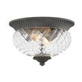 Hinkley Lighting 2128MB Museum Black Small Flush Mount Image 1