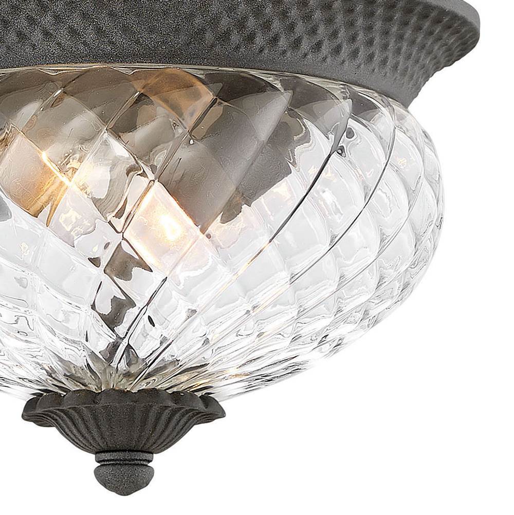 Hinkley Lighting 2128MB Museum Black Small Flush Mount Image 3