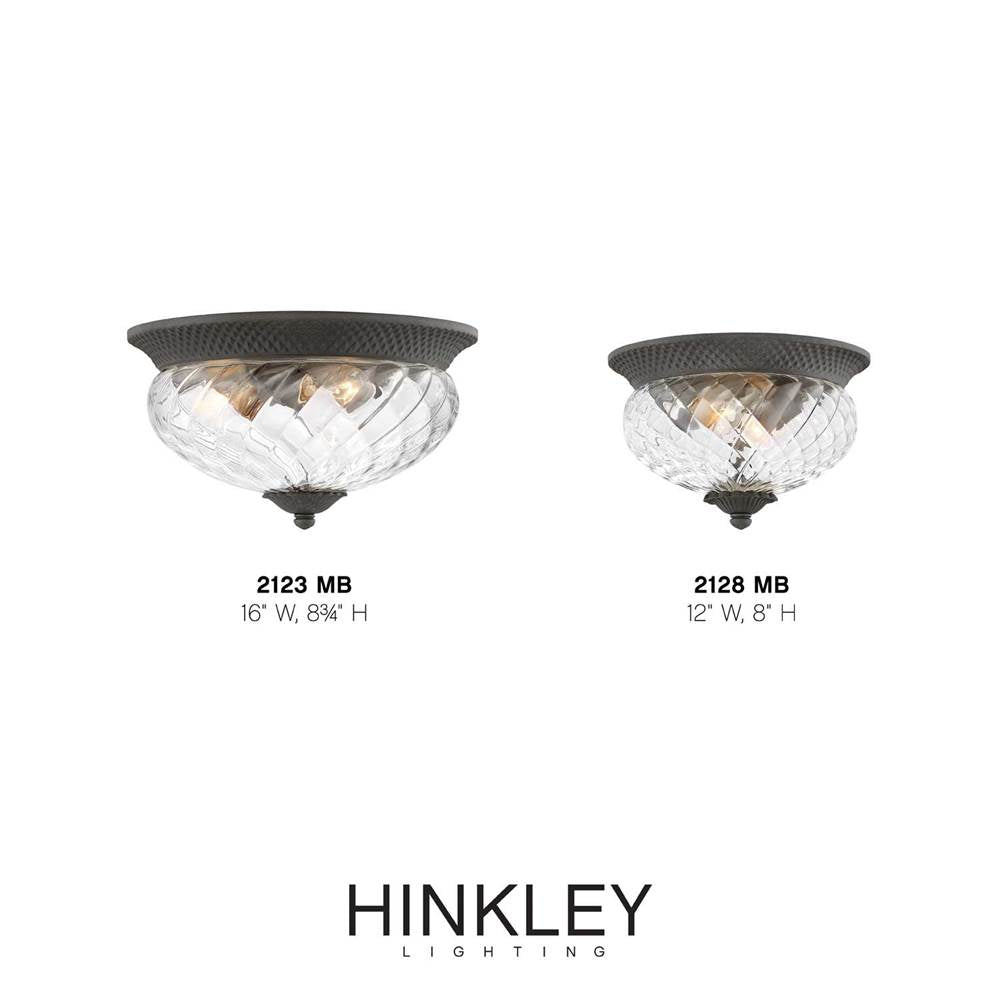 Hinkley Lighting 2128MB Museum Black Small Flush Mount Image 2