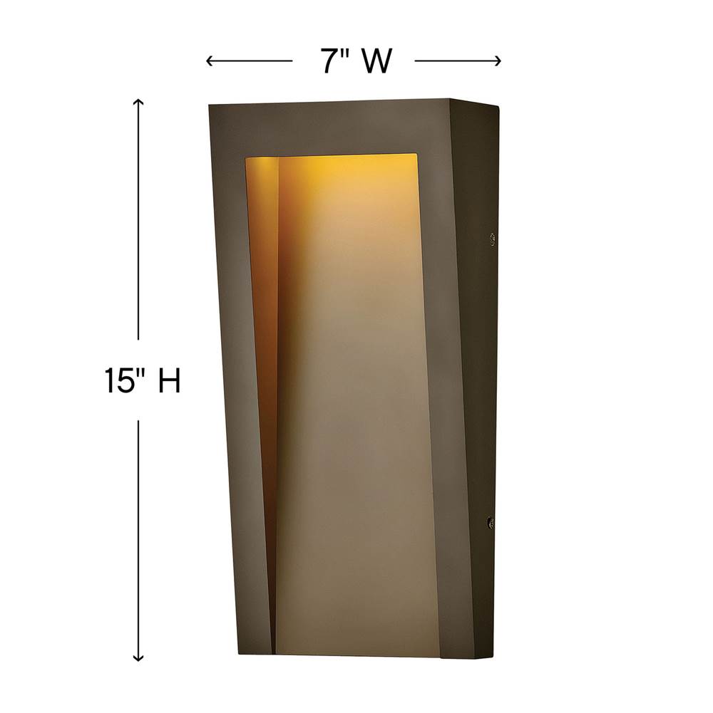Hinkley Lighting 2144TR Textured Oil Rubbed Bronze Medium Wall Mount Lantern Image 2