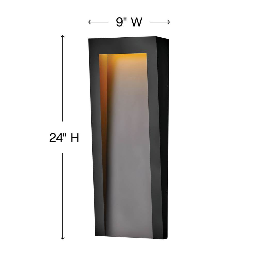 Hinkley Lighting 2145TK Textured Black Large Wall Mount Lantern Image 5