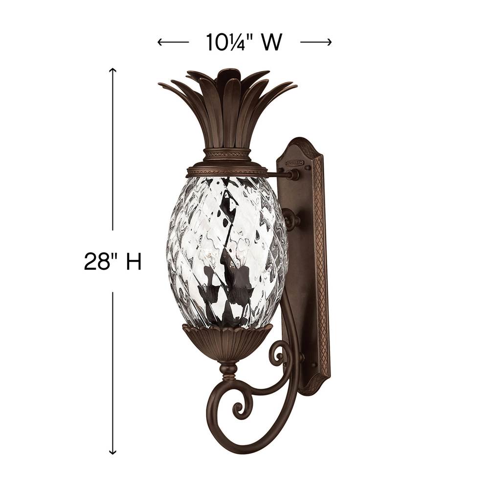 Hinkley Lighting Plantation Medium Wall Mount Lantern