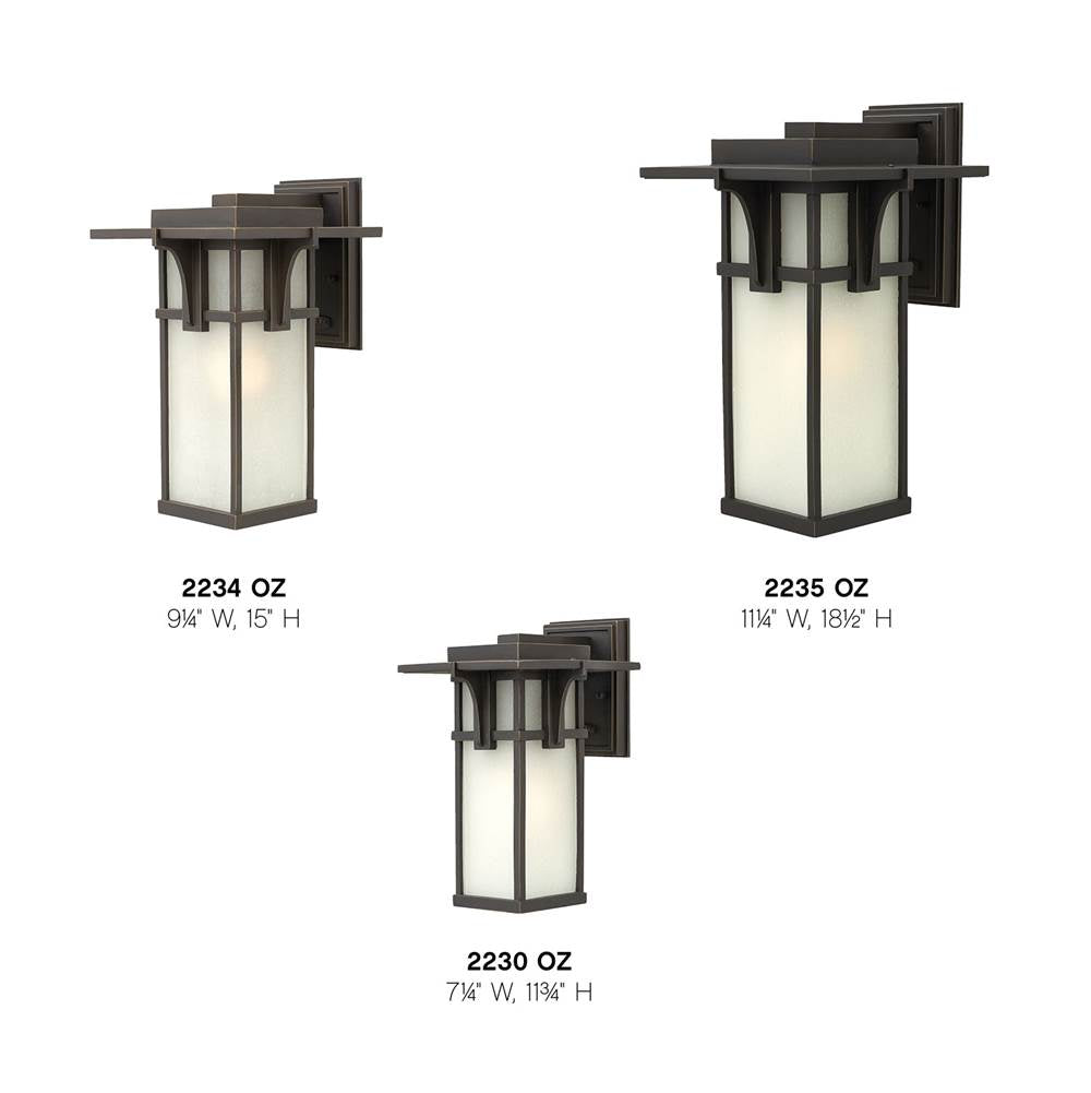 Hinkley Lighting 2230OZ Oil Rubbed Bronze Small Wall Mount Lantern Image 2