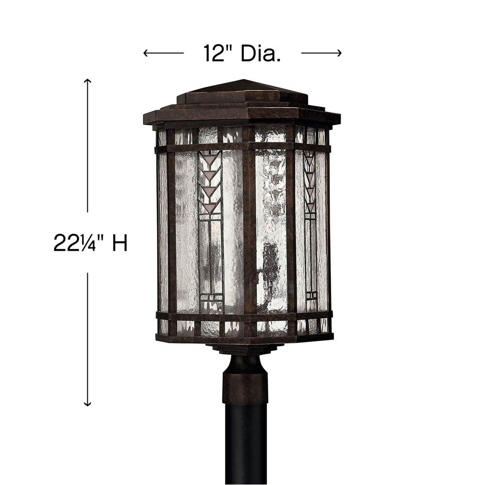 Hinkley Lighting Tahoe Large Post Top Or Pier Mount Lantern