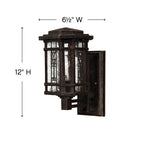 Hinkley Lighting Tahoe Small Wall Mount Lantern