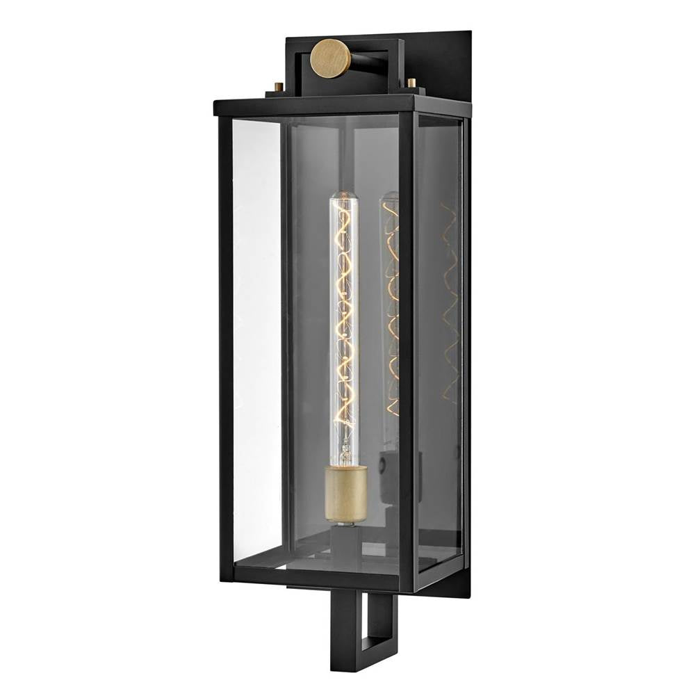 Hinkley Lighting 23014BK Black Large Wall Mount Lantern Image 1