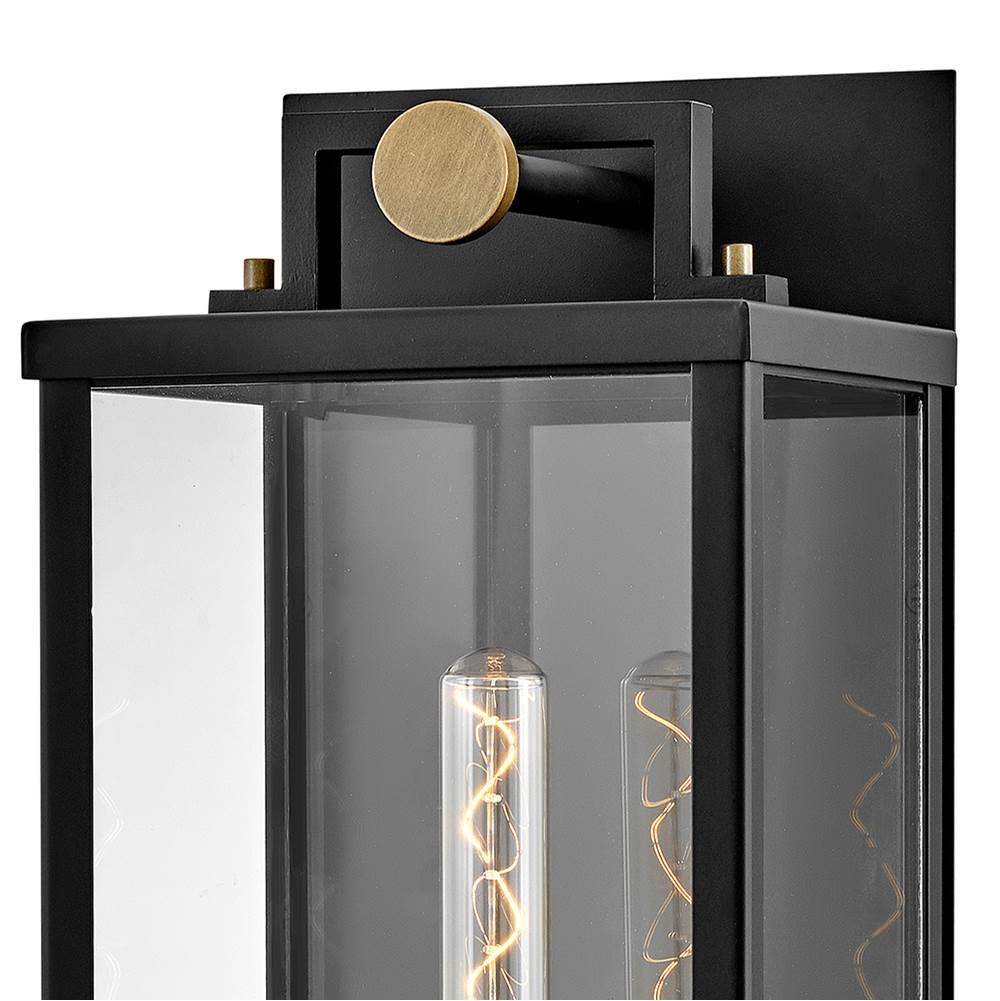 Hinkley Lighting 23014BK Black Large Wall Mount Lantern Image 2