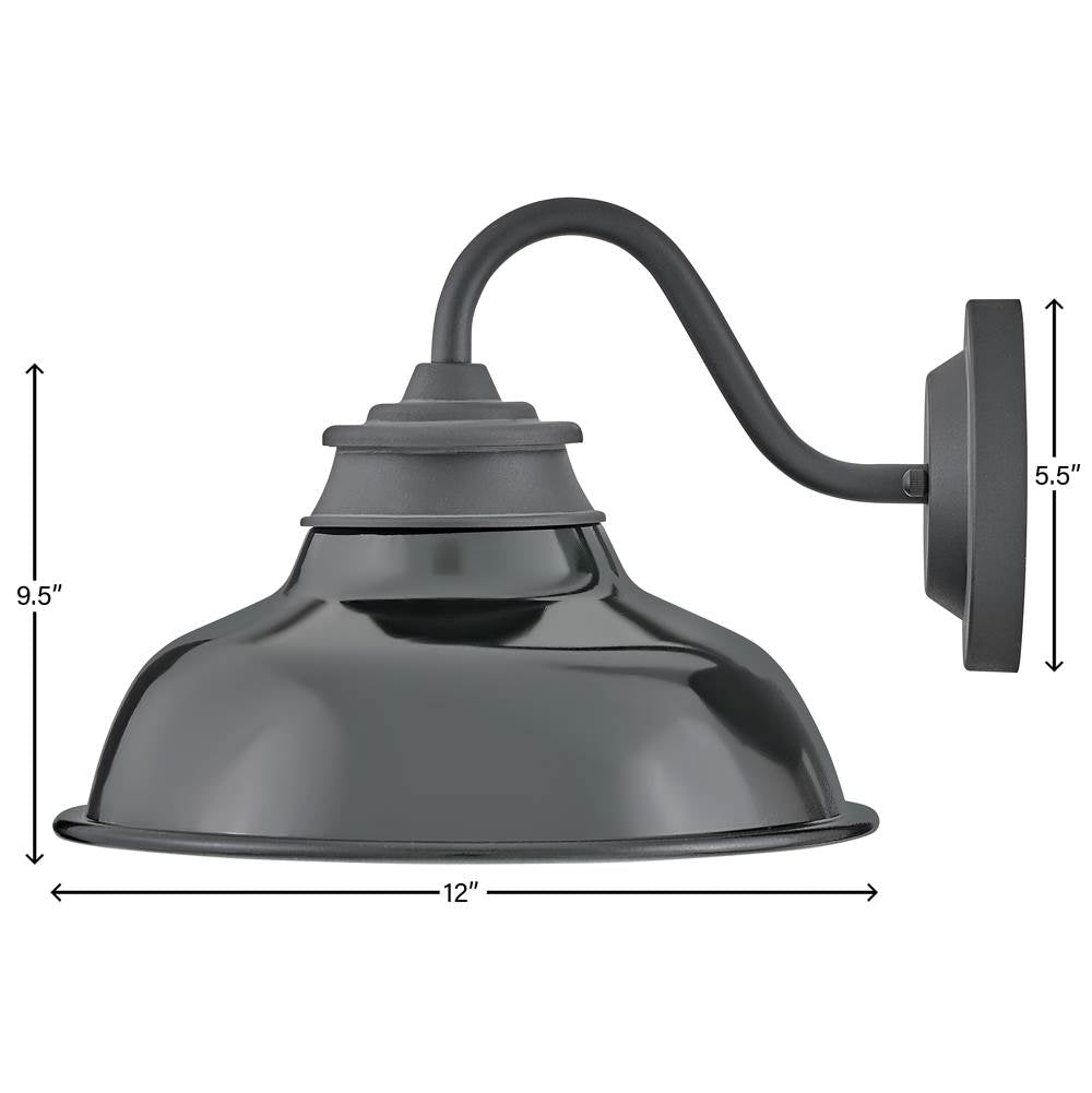 Hinkley Lighting 23080MB-GK Museum Black Small Gooseneck Barn Light Image 2