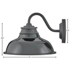 Hinkley Lighting 23080MB-GK Museum Black Small Gooseneck Barn Light Image 2
