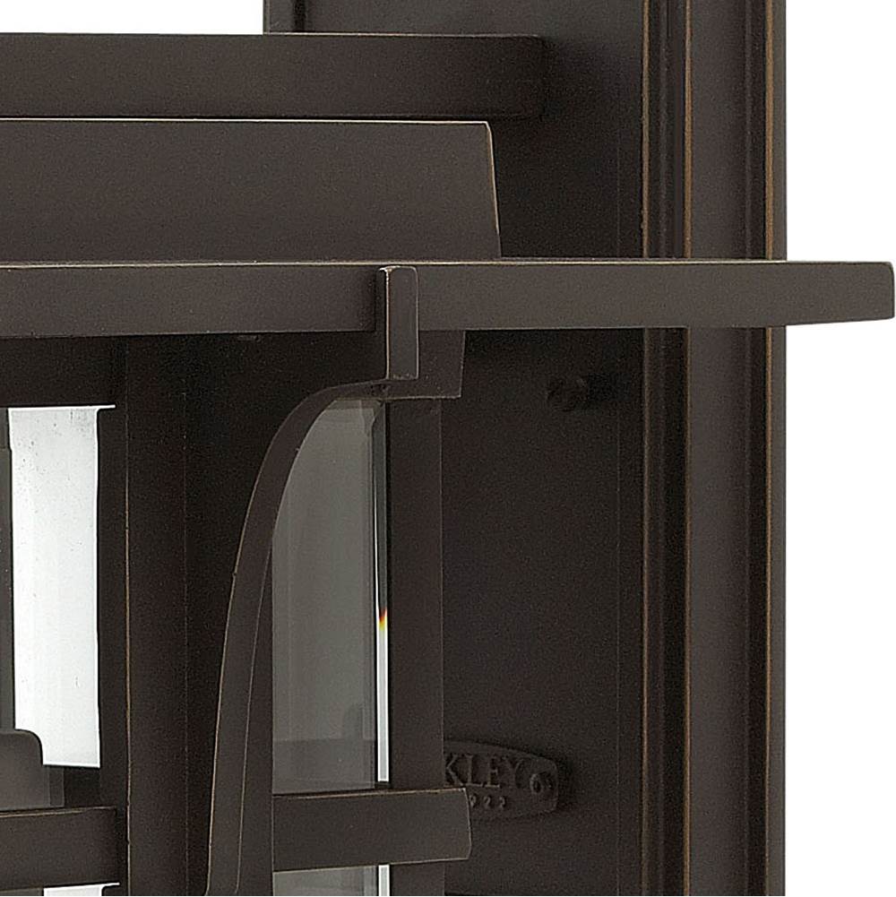 Hinkley Lighting 2325OZ Oil Rubbed Bronze Large Wall Mount Lantern Image 4