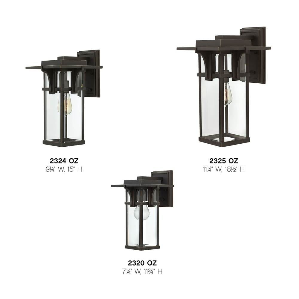 Hinkley Lighting 2325OZ Oil Rubbed Bronze Large Wall Mount Lantern Image 2