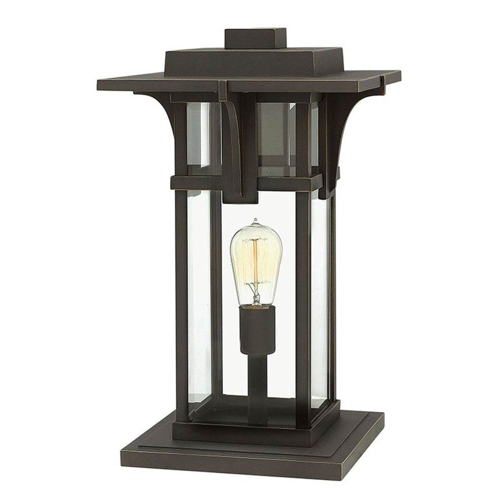 Hinkley Lighting 2327OZ Oil Rubbed Bronze Large Pier Mount Lantern Image 1