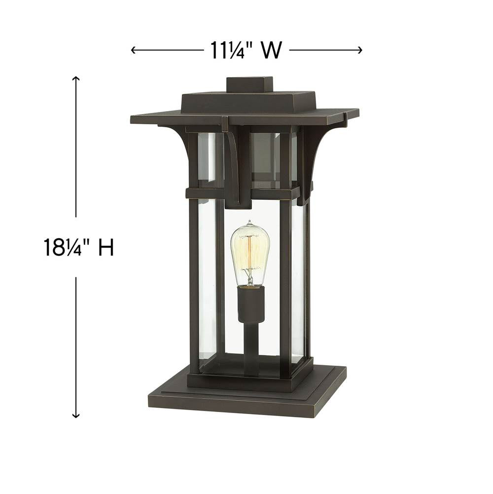 Hinkley Lighting Manhattan Large Pier Mount Lantern