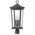 Hinkley Lighting 2361MB-LV Museum Black Large Post Top Or Pier Mount Lantern 12v Image 1
