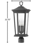 Hinkley Lighting 2361MB-LV Museum Black Large Post Top Or Pier Mount Lantern 12v Image 3
