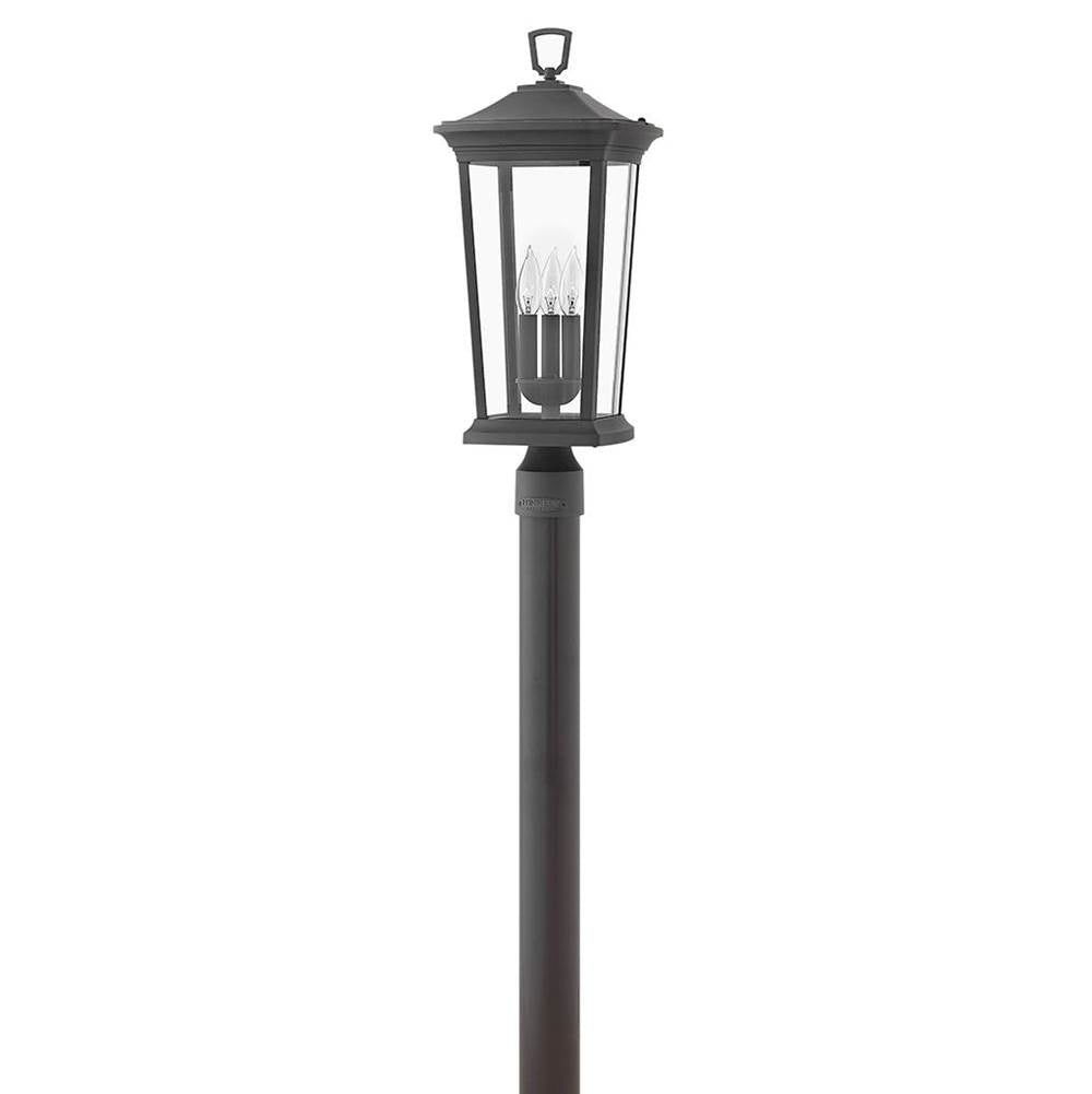 Hinkley Lighting 2361MB Museum Black Large Post Top Or Pier Mount Lantern Image 1
