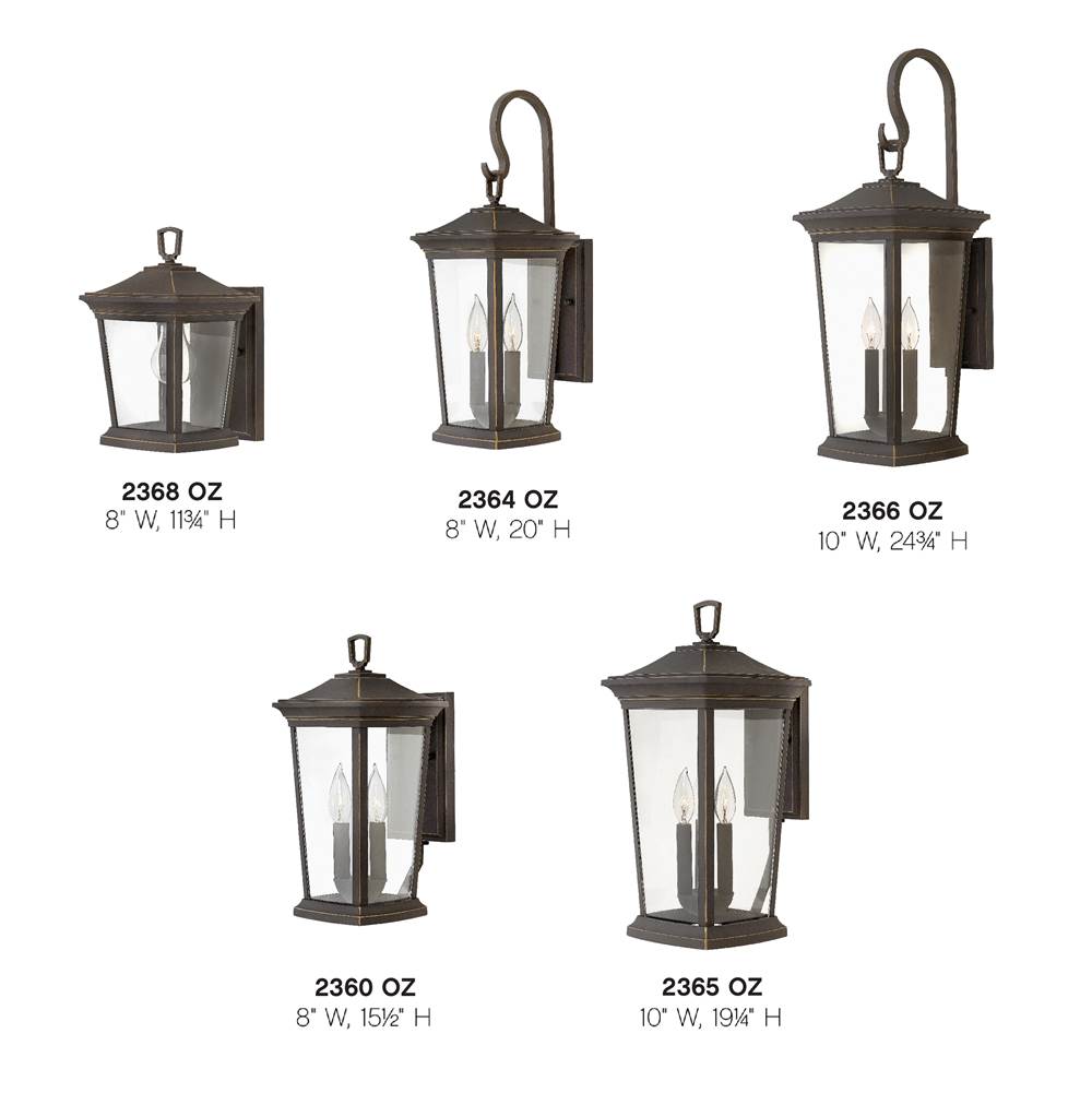 Hinkley Lighting 2364OZ Oil Rubbed Bronze Medium Wall Mount Lantern Image 3