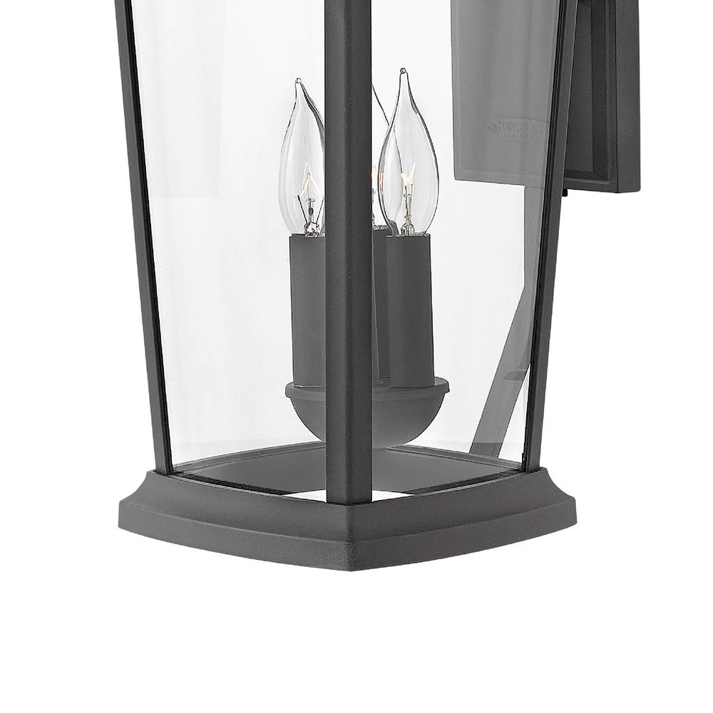 Hinkley Lighting 2365MB-LL Museum Black Large Wall Mount Lantern Image 4