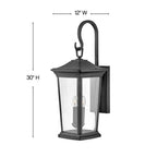 Hinkley Lighting Bromley Double Extra Large Wall Mount Lantern